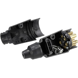 Priekabos kištukas 7 kontaktų, plastikinis, 12V, varžtiniai gnybtai (pak. 10 vnt) TR00001KRPACK