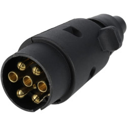 Priekabos kištukas 7 kontaktų, plastikinis, 12V, varžtiniai gnybtai TR00001KR