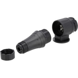 Priekabos kištukas 13 kontaktų, plastikinis, 12V, ilgo tipo, varžtiniai gnybtai (pak. 10 vnt) TR00005KRPACK