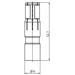 Kontaktinis kaištis 50mm² 382093JAE