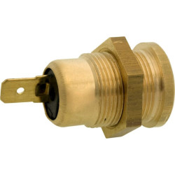 Koaksialinis lizdas, 2 kontaktų, metalinis 1420202005