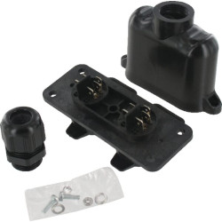 EL400540 dvigubas 3 kontaktų maitinimo juosta