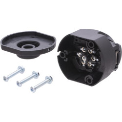 7 polių plastikinė lizdas su sandarikliu LA403091