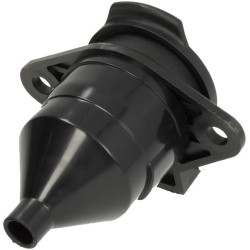 Priekabos lizdas, 7 kontaktų, plastikinis dangtelis, 24 V, varžtiniai gnybtai TR00010KR