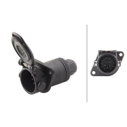 Lizdas - 24V - Jungtis - Kištukas: užspaudžiamas kontaktas / lituojamas įvorės kontaktas 8JB007242021