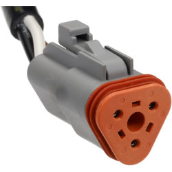 Prailginimo laidas Deutsch 3 kontaktų, 20m, moteriškas/vyriškas DT 3 kontaktų KADT0320M