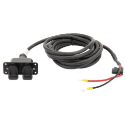 Lizdas 3 kontaktų dvigubas su kabeliu 25036100CD