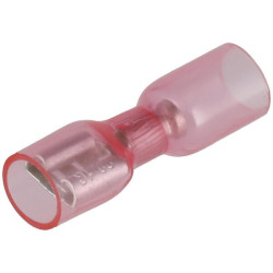 Nuo karščio susitraukiančio peilio vidinė jungtis, raudona, 0,5–1 mm², 6,3 x 4,8 mm LA901001