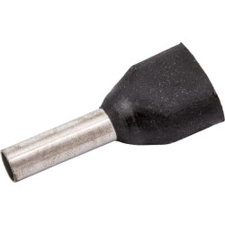 Kabelio galo gaubtas juodas, 1,5 mm² (100x) LA9735CKR