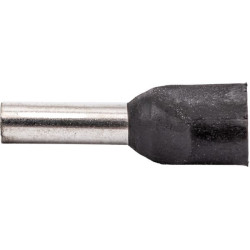 Kabelio galo gaubtas juodas, 1,5 mm² (100x) LA9735CKR