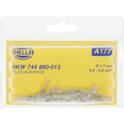 Užpakalinė jungtis, skaidri, 0,3–0,8 mm² A serija, lizdinė plokštelė, Hella 8KW744890013
