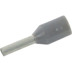 Kabelio galo dangtelis pilkas, 0,8 mm² (100x) LA9525CKR