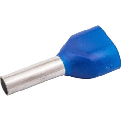 Kabelio galo gaubtas mėlynas, 2,5 mm² (100x) LA9740CKR