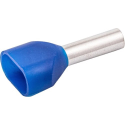 Kabelio galo gaubtas mėlynas, 2,5 mm² (100x) LA9740CKR