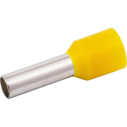 Kabelio galo gaubtas geltonas, 6mm² (100x) LA9550CKR