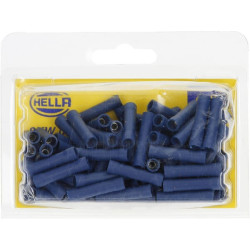 Užpakalinė jungtis, mėlyna, 1,5–2,5 mm² A serija, lizdinė plokštelė (100x), Hella 8KW044033002