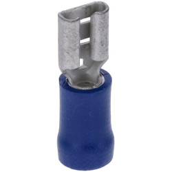 Gnybtų mentė moteriška, mėlyna, 1,5-2,5 mm², 4,8x0,8 mm, 100 vnt. LA9062KR