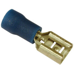 Gnybtų mentė, mėlyna, 1,5–2,5 mm² Ø6,4 mm (50x) Vapormatic VLC2411