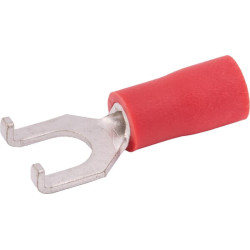 Šakės gnybtas, raudonas, 0,5–1 mm² Ø4 mm (100x) LA9275CKR