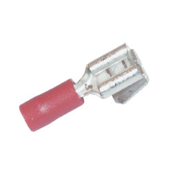 Galinė gnybtų mentė, raudona moteriška/vyriška, 0,5–1 mm² 6,4 x 0,8 mm (100 x) LA9130CKR