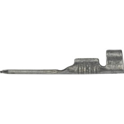 Gnybtų mentė vyriška, sidabrinė, 0,5-1mm² 6,3x0,8 mm, lizdinė plokštelė (100x), Hella 8KW043635013