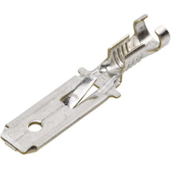 Gnybtų mentė, balta, 1,5-2,5 mm² 6,3 x 0,8 mm, lizdinė plokštelė (100x), Hella 8KW048056033