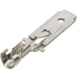 Gnybtų mentė, balta, 1,5-2,5 mm² 6,3 x 0,8 mm, lizdinė plokštelė (100x), Hella 8KW048056033