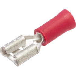 Gnybtų mentė moteriška, raudona, 0,5-1 mm² 6,3 x 0,8 mm (100x), Hella 8KW044036004