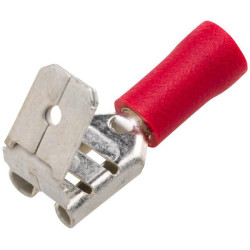 Gnybtų mentė moteriška, raudona, 0,5-1mm² 6,3x0,8 mm, lizdinė plokštelė (50x), Hella 8KW700143003