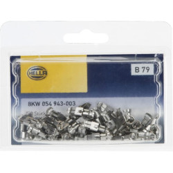 Gnybtų mentė moteriška, balta, 2,5-4mm²4,8/6,3x0,8 mm, lizdinė plokštelė (50x), Hella 8KW054943003