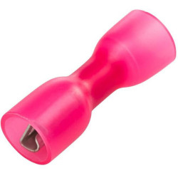 Gnybtų mentė moteriška, raudona, 0,5-1mm² 6,3x0,8 mm, lizdinė plokštelė (25x), Hella 8KW732566003