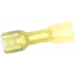 Gnybtų mentė moteriška, geltona, 4-6 mm² 6,3x0,8 mm, lizdinė plokštelė (25x), Hella 8KW744763003