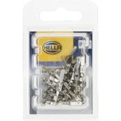 Gnybtų mentė, balta, 0,5-1 mm² 2,8 x 0,8 mm, lizdinė plokštelė (50x), Hella 8KW863930003