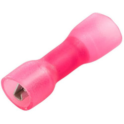 Gnybtų mentė moteriška, raudona, 0,5-1mm² 4,8x0,8 mm, lizdinė plokštelė (25x), Hella 8KW744762003