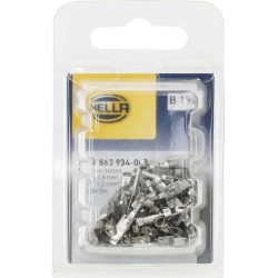 Gnybtų mentė moteriška, balta, 0,5-1 mm² 2,8x0,8 mm, lizdinė plokštelė (50x), Hella 8KW863934003