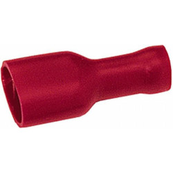 Gnybtų mentė moteriška, raudona, 0,5-1mm² 6,3x0,8 mm, lizdinė plokštelė (50x), Hella 8KW708373003