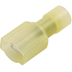 Gnybtų mentė, geltona, 4-6 mm² 6,3x0,8 mm, lizdinė plokštelė (25x), Hella 8KW744705003