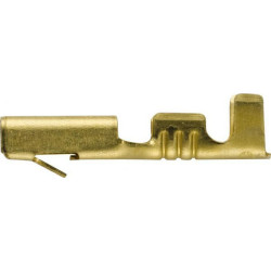 Gnybtų mentė moteriška, sidabrinė, 0,9-1,3 mm² 2,8 x 0,8 mm Ø2,8 mm, lizdinė plokštelė (100x), Hella 8KW744817003