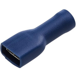 Gnybtų mentė moteriška, mėlyna, 1,5-2,5 mm² 6,3 x 0,8 mm, lizdinė plokštelė (50x), Hella 8KW708374003