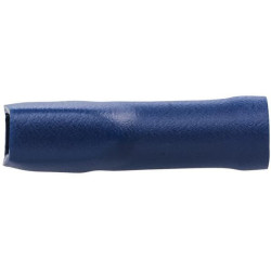 Gnybtų mentė moteriška, mėlyna, 1,5-2,5 mm² 6,3 x 0,8 mm, lizdinė plokštelė (50x), Hella 8KW708374003