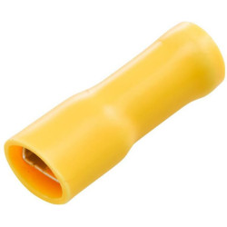 Gnybtų mentė moteriška, geltona, 4-6 mm² 6,3x0,8 mm, lizdinė plokštelė (50x), Hella 8KW744799003