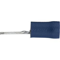 Gnybtų mentė vyriška, mėlyna, 1,5–2,5 mm² 6,3 x 0,8 mm, lizdinė plokštelė (15x), Hella 8KW044288812