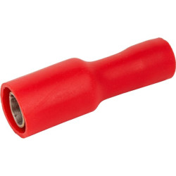 Kulkos jungties lizdas, raudona, 0,5–1 mm² 4 mm (100x) LA9125CKR