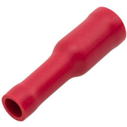 Bullet jungties moteriška, raudona, 0,5-1mm² Ø4mm A serija, lizdinė plokštelė (50x), Hella 8KW045145003