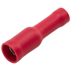 Bullet jungties moteriška, raudona, 0,5-1mm² Ø4mm A serija, lizdinė plokštelė (50x), Hella 8KW045145003