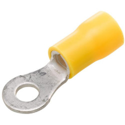 Žiedinė jungtis, Ø5mm A serija, geltona, 4-6mm² lizdinė plokštelė (50x), Hella 8KW744776003