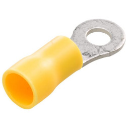 Žiedinė jungtis, Ø5mm A serija, geltona, 4-6mm² lizdinė plokštelė (50x), Hella 8KW744776003