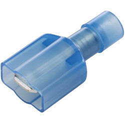 Gnybtų mentė vyriška, mėlyna, 1,5–2,5 mm² 6,3 x 0,8 mm A serija, lizdinė plokštelė (50x), Hella 8KW744704003