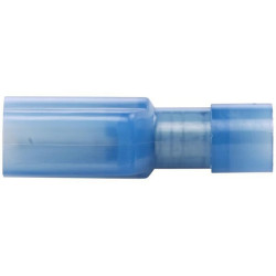 Gnybtų mentė vyriška, mėlyna, 1,5–2,5 mm² 6,3 x 0,8 mm A serija, lizdinė plokštelė (50x), Hella 8KW744704003