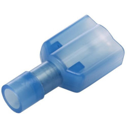 Gnybtų mentė vyriška, mėlyna, 1,5–2,5 mm² 6,3 x 0,8 mm A serija, lizdinė plokštelė (50x), Hella 8KW744704003